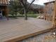 After a completed custom deck building project in the area